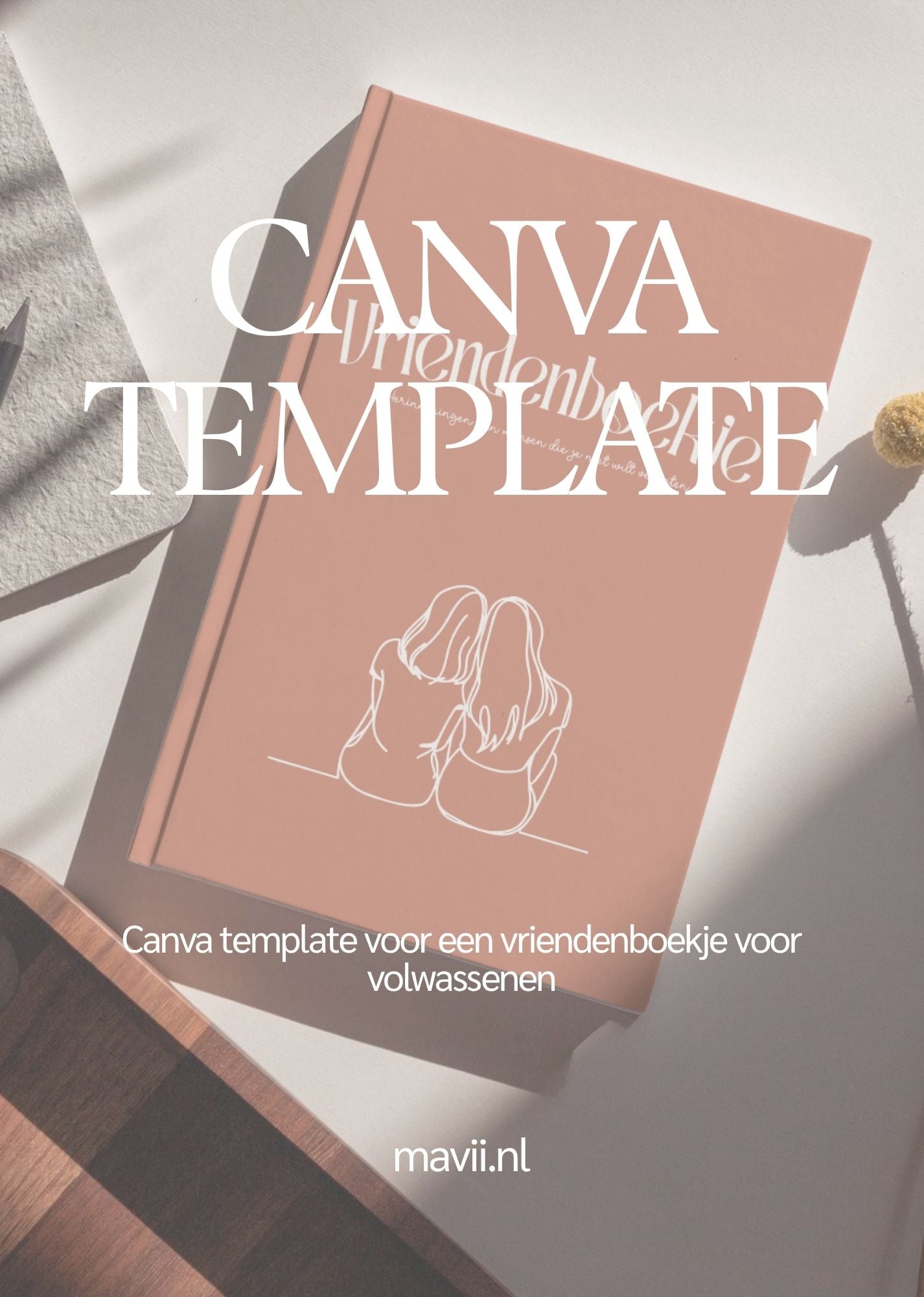 Canva template vriendenboekje